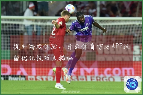 提升游戏体验，开云体育官方APP性能优化技巧大揭秘